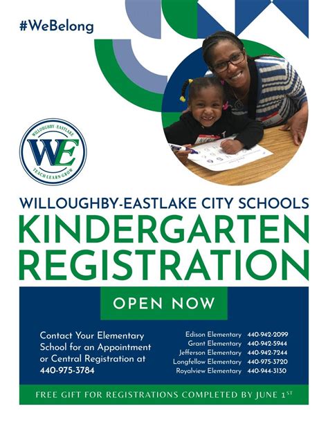 Willoughby-Eastlake City Schools Kindergarten Registration 2023-2024 ...