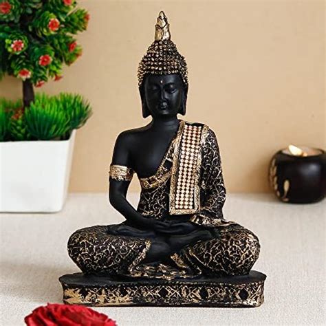 Buy Global Grabbers New 25 Centimetre Meditating Sitting Buddha Statue ...
