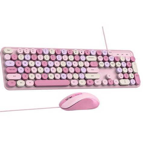 Drluxur Mysterio Typewriter Keyboard and Mouse Combo with type C cable ...