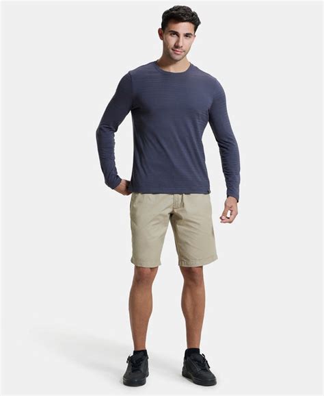 Buy Super Combed Supima Cotton Solid Round Neck Full Sleeve T-Shirt ...