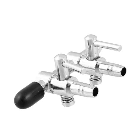 Uxcell 2 Way Outlet Aquarium Water Flow Control Air Pump Valve 5mm Tube ...