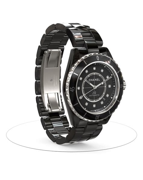 J12 Watch 38 mm Black Ceramic - H5702 | CHANEL