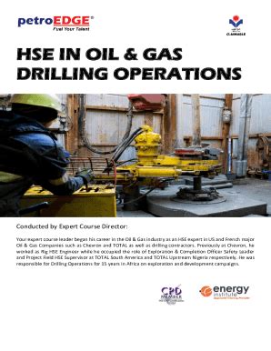 Fillable Online Why is HSE Important for the Oil & Gas Industry? - BPI ...