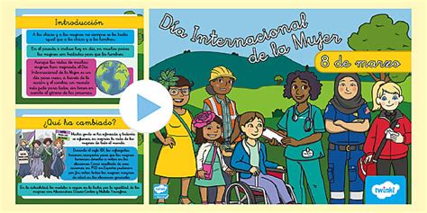 Presentación: 8 de marzo Día de la Mujer (teacher made)