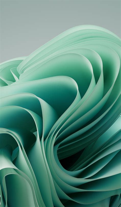 Download wallpaper green, abstract, windows 11, section abstraction in ...