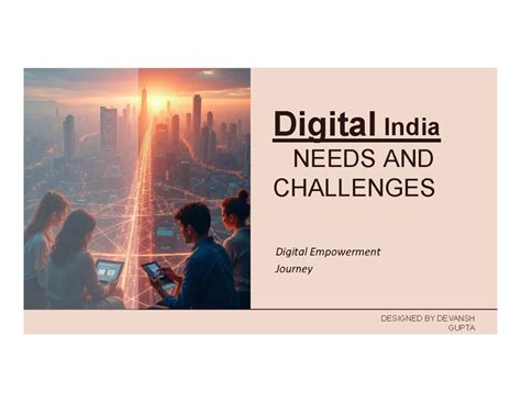 Digital India: Needs & Challenges in Digital Empowerment Journey - Studocu
