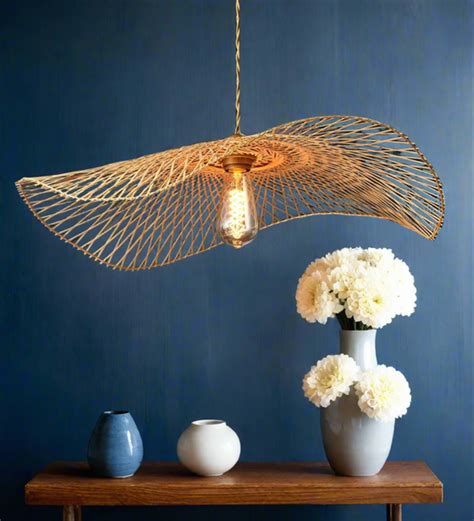 Buy Online Bamboo Rattan Pendant Lampshade – Habere India