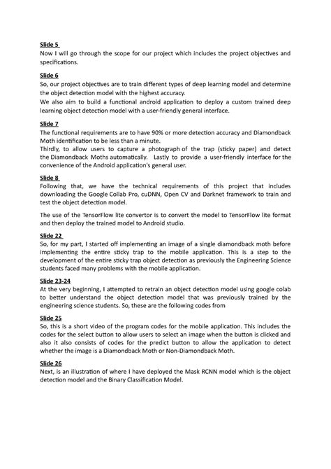 PPT - FYP - Slide 5 Now I will go through the scope for our project ...