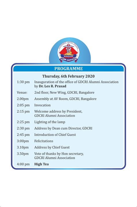 Notice || GDC Bangalore Alumni