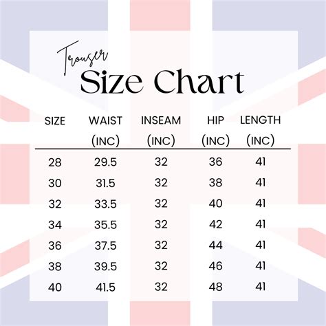Size Chart for Jeans – Double Two
