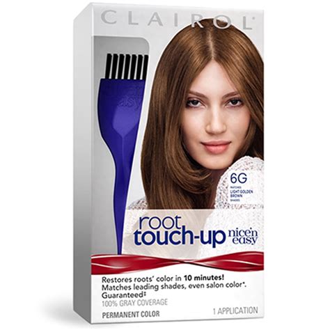 Buy Clairol Nice 'n Easy Root Touch-Up Hair Color, 6G Light Golden ...
