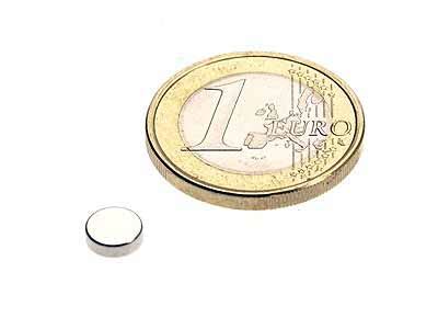 Scheibenmagnet Ø 6,0 x 2,0 mm N45 - 700g - Zeller Modellbau