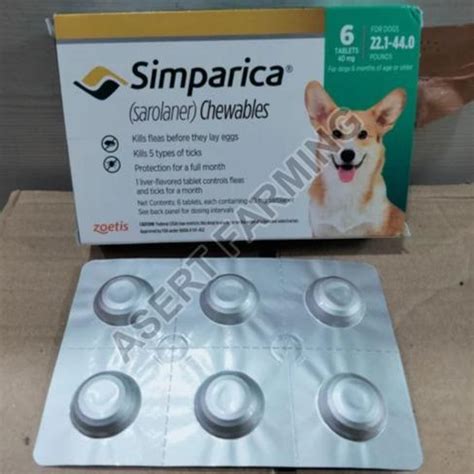 Simparica 40mg Chewables Tablets Exporter, Supplier from Palakkad