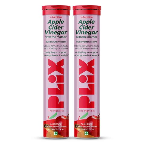 PLIX - THE PLANT FIX L-Carnitine ACV Effervescent Tablets Helps To Turn ...