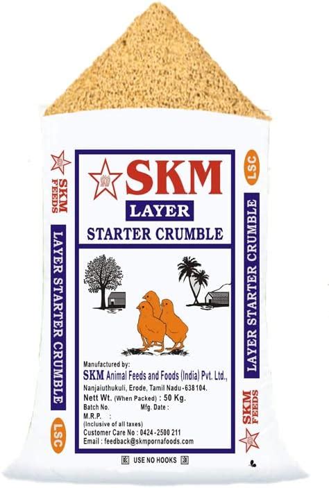 Buy SKM Poultry Bird Food Layer Pellet (5Kg) Online at Low Prices in ...