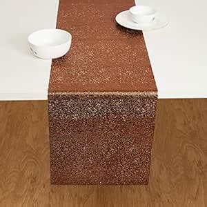 Buy Home Centre Cinder Shimmer Laser Die Cut Table Runner - 33 x 150 cm ...