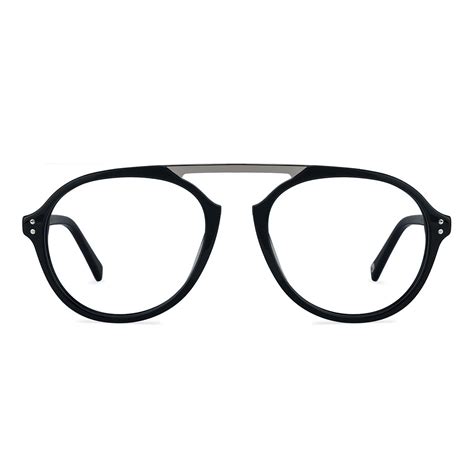 Buy Blue Block Phone Computer Glasses: Black Gunmetal Full Rim Round ...