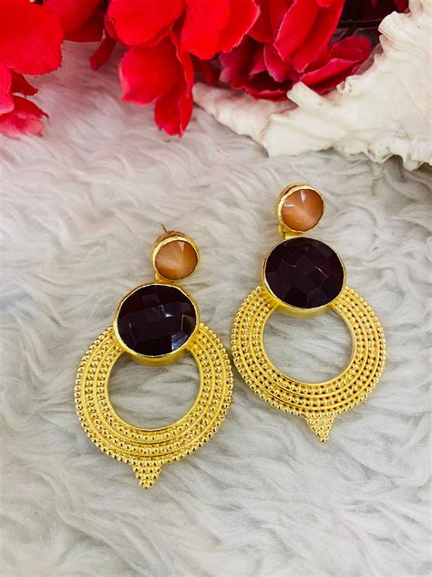 Monalisa Curve Earring – citrine