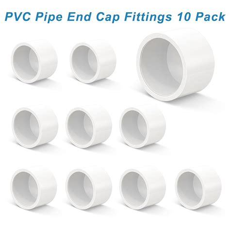 ZhiYo 1 PVC Pipe End Cap Fittings 10-Pack, PVC Fitting India | Ubuy