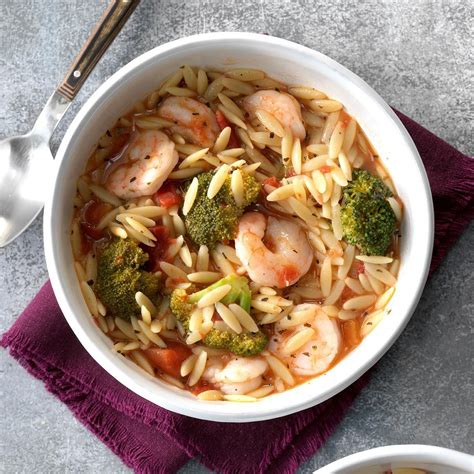 Orzo Shrimp Stew Recipe: How to Make It | Taste of Home