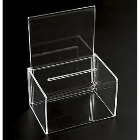 Donation Boxes - Acrylic Donation Box Service Provider from Mumbai