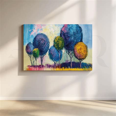 Majestic Serenity Canvas Abstract Wall Painting