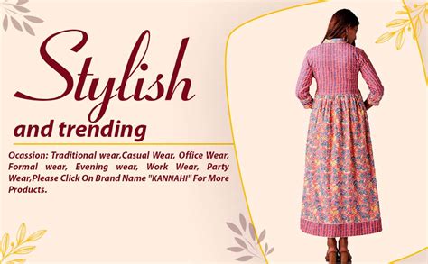 Buy KANNAHI Women Floral Printed Pink Gown Jaipuri Sanganeri Printed ...
