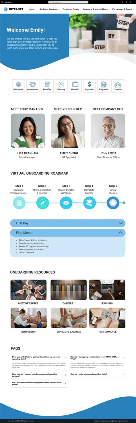 Image result for SharePoint Modern Page Design Examples