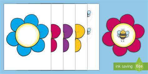 Bee and Flower Cut-Outs