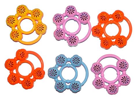 Buy Crackles Colourful Rattles for Little Babies/Kids/Toddlers/Newborns ...