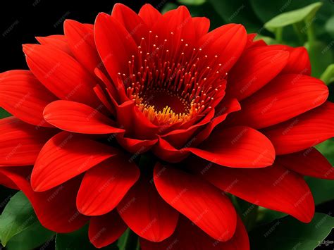 Premium Photo | A beautiful red color flower