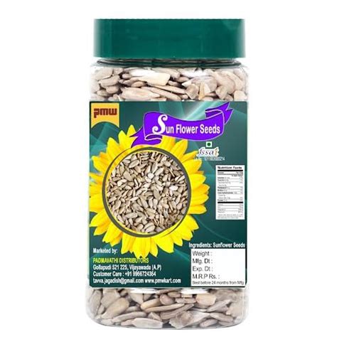 Pmw - Grade A Quality Jar Pack - Sunflower Seeds - Without Shell ...