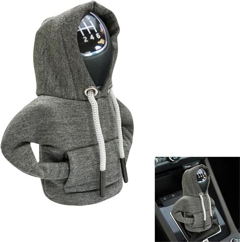 Amazon.com: 2PC Gear Shift Hoodie, Gear Shift Cover, Universal Car ...