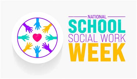 Premium Vector | March is national school social work week background template holiday concept ...
