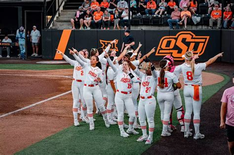 Cowgirl Softball claims pair of wins against Kansas - Oklahoma State ...
