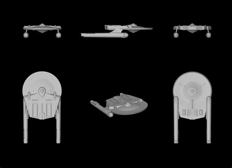 ⭐ TOS Miranda class: Star Trek starship parts kit expansion #20・Free ...