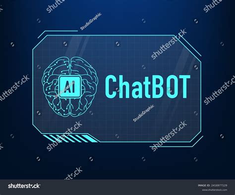 Chatbot Digital Futuristic User Interface Frames Stock Vector (Royalty ...