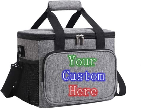 Amazon.com: SSTREE Custom Large Lunch Box, Personalized Lunch Bags for Men Women Adult ...