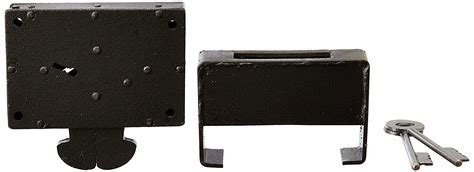 Harrison H-0179 Iron Four Lever Center Shutter Lock Set (Silver ...