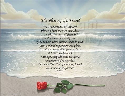 Friendship Poem Personalized Print Printed ready to Frame | Etsy ...
