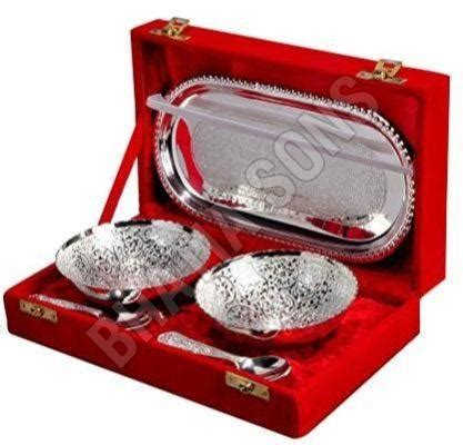 Silver Plated Bowl Gift Set Manufacturers and Suppliers from Delhi