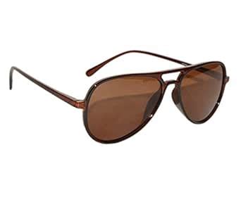 Peter Jones Brown Polarized Unisex Aviator Sunglasses (PO2788BW ...