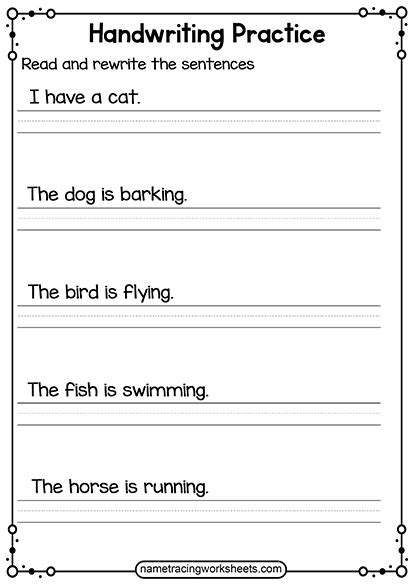 Image result for Handwriting Worksheets