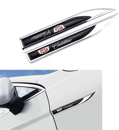 TOMSEN Chrome Car Logo Emblem Sticker for Cadillac Escalade India | Ubuy