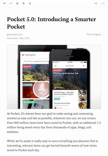 What is Article View? - Pocket Support