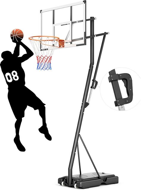Yohood 10FT Basketball Hoop Adjustable Easily, Portable India | Ubuy