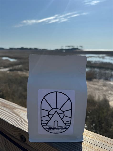 Aframe A Frame Whole Bean Dark Roast Coffee 12 Ounce Bag A-frame Coffee ...