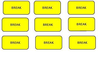 Break Card 的图像结果