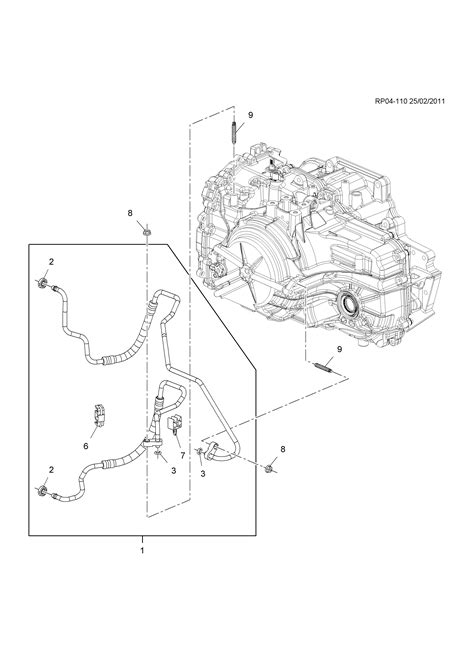 Chevrolet CRUZE HATCHBACK (J305) - Automatic transmission oil cooler ...
