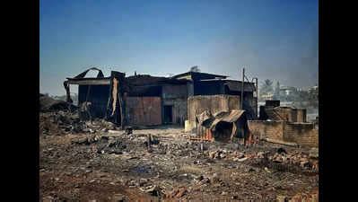 Fire at Kudalwadi market exposes poor safety plan | Pune News - The ...